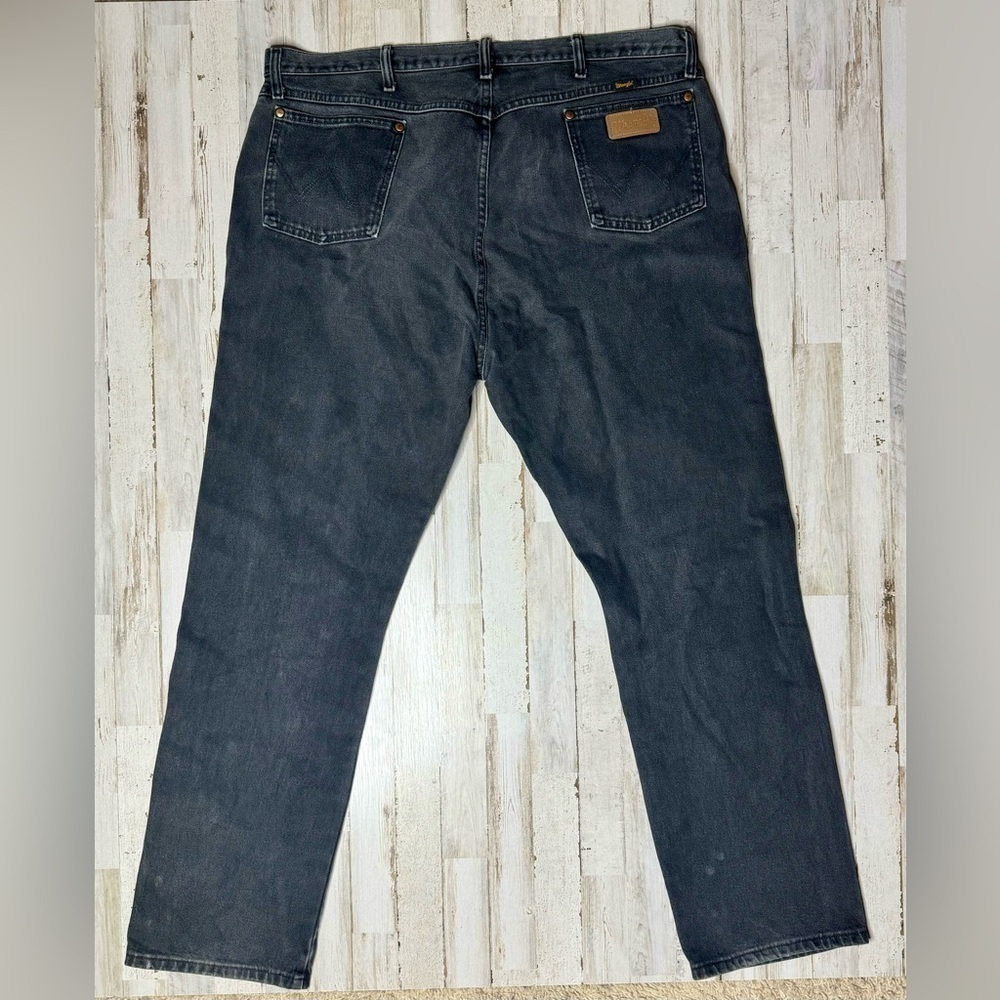 WRANGLER Jeans Men's 42x34 Black Cowboy Western Outdoors 13MW2WK - Picture 8 of 10